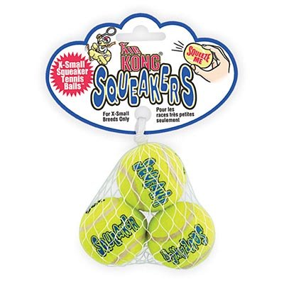 Air KONG Squeaker Tennis Balls for Dogs