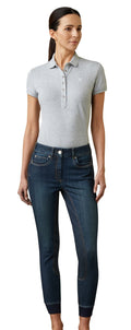 Ariat Halo Denim Full Seat Breech, Birch Marine