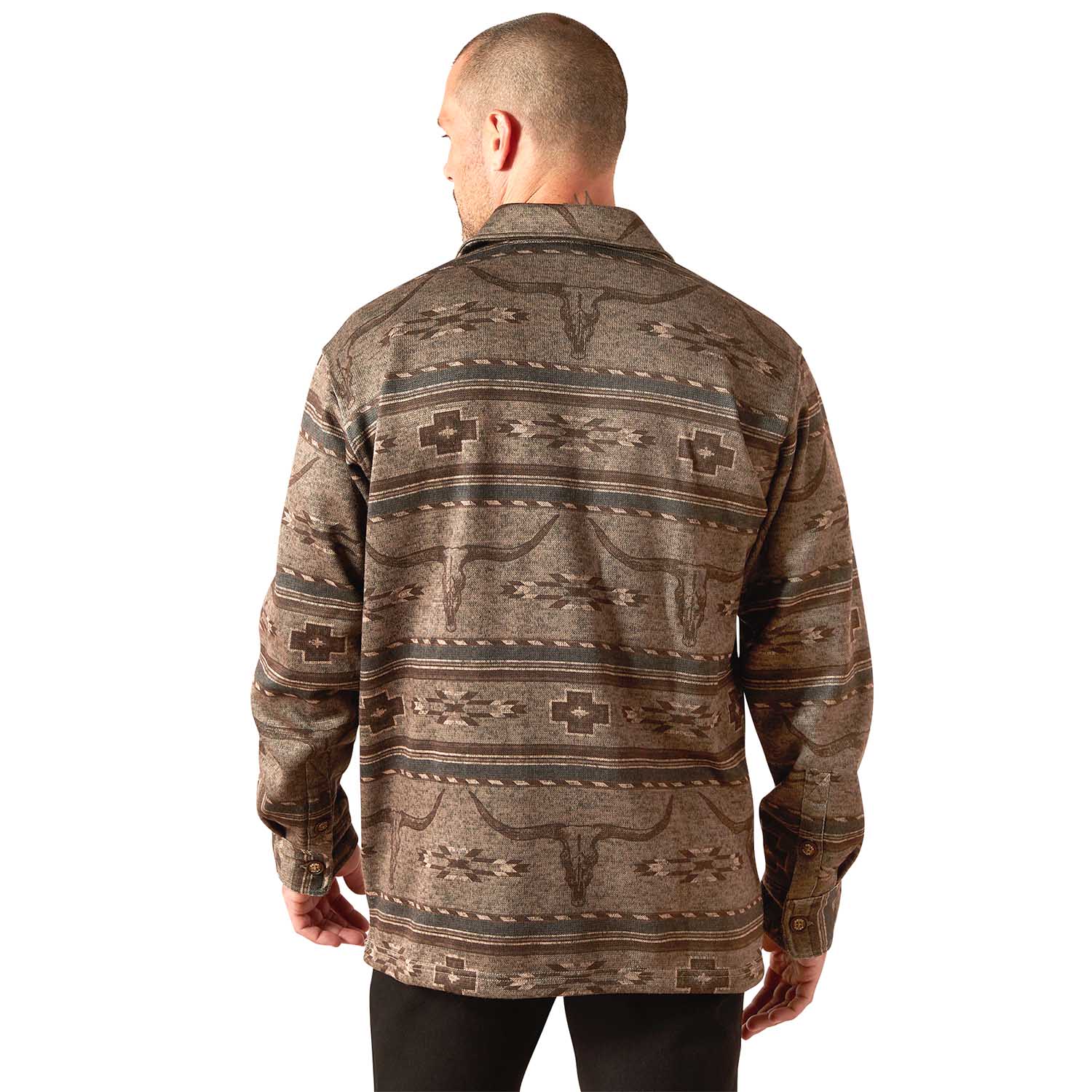 Ariat Mens Caldwell Printed Shirt Jacket