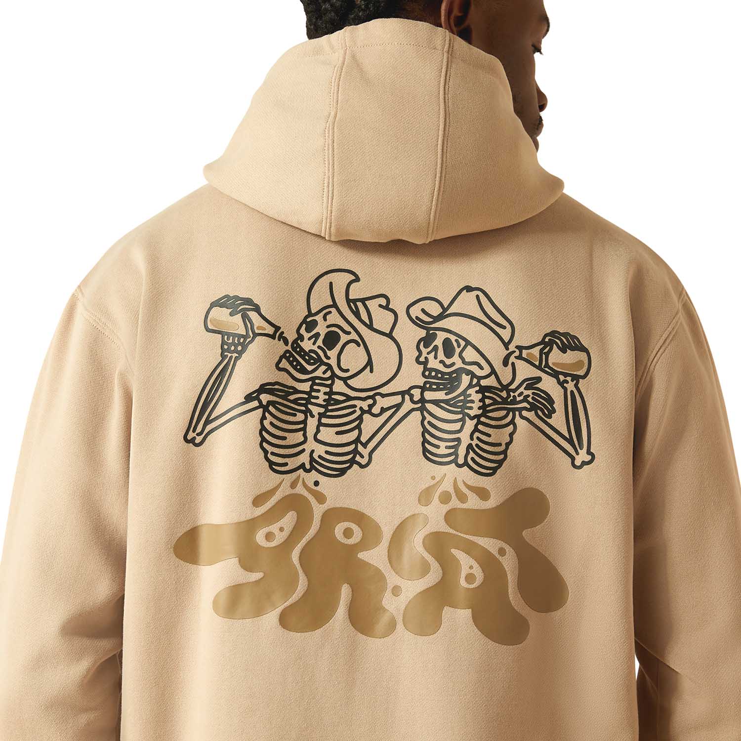 Ariat Mens Drinking Buddies Graphic Hoodie – Relaxed Fit Brushed Fleece Pullover
