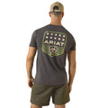 Ariat Mens Patriotic Badge Short Sleeve Shirt, 100% Cotton Unisex Top