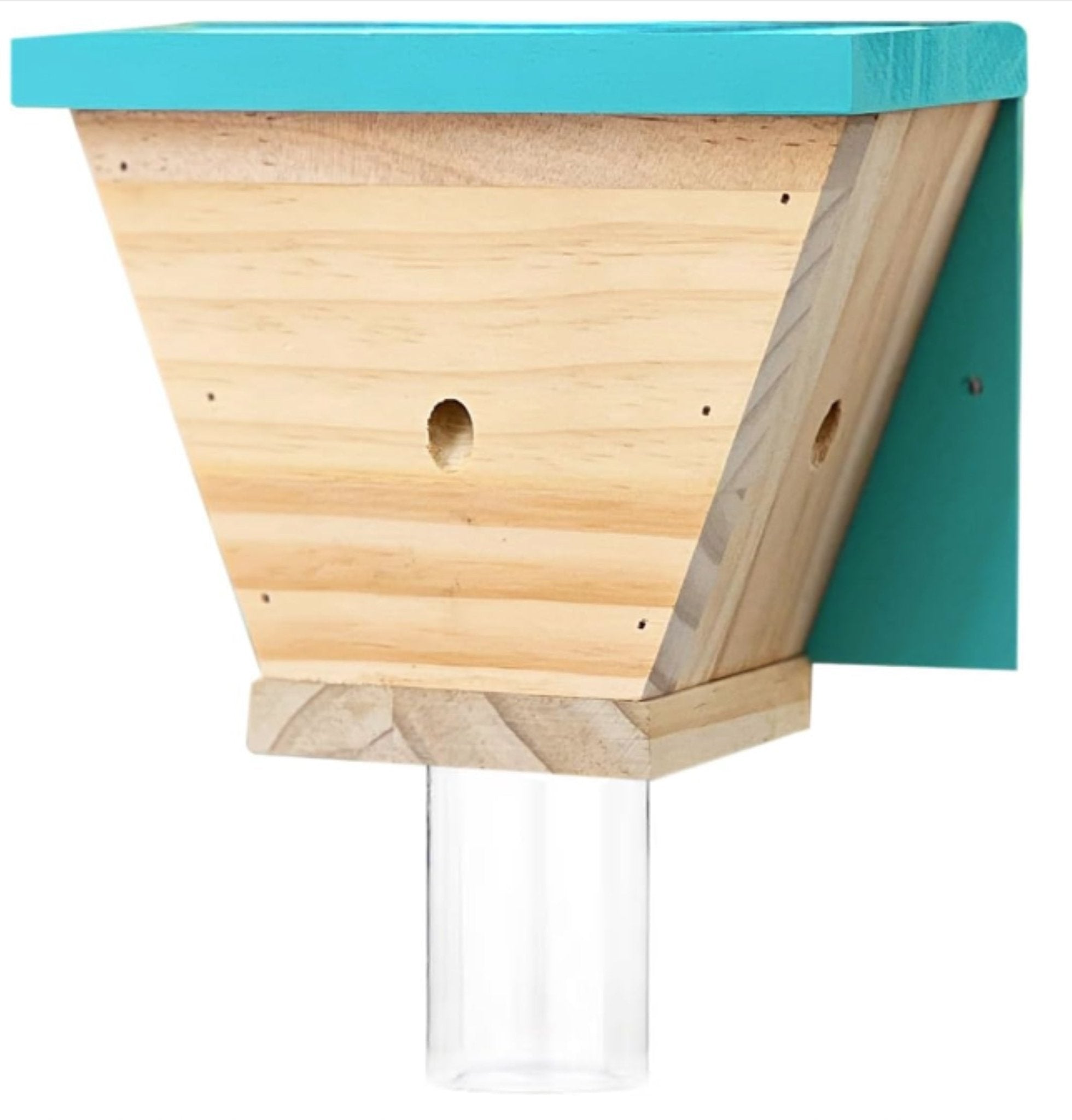 Durable Outdoor Carpenter Bee Trap - Pine Wood, Eco-Friendly, Hanging or Mounting, Multiple Styles