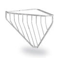 Galvanized Corner Hay Rack for Horses – Durable Stable Feeder with Rounded Edges