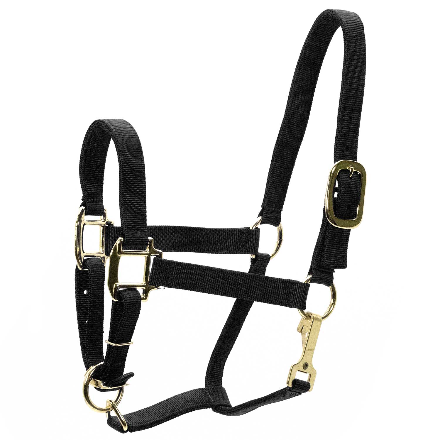 Jeffers Adjustable Halter with Throat Snap