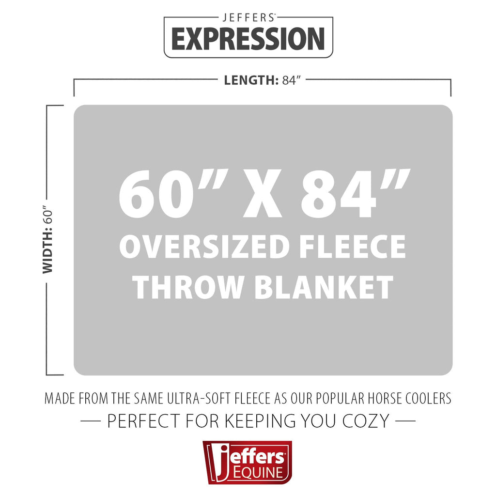 Jeffers Expression Oversized Fleece Throw Blanket