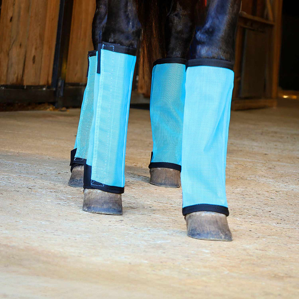 Jeffers Romper Stomper "Stomp-Free" Fly Boots for Horses, 4 pack