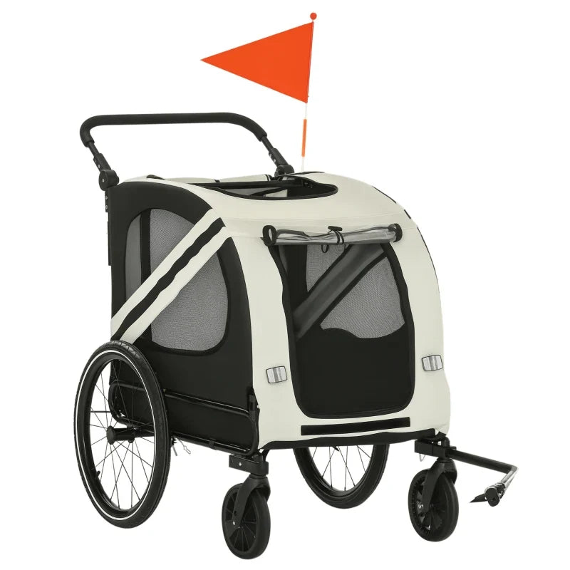 2-In-1 Pet Bike Trailer Stroller
